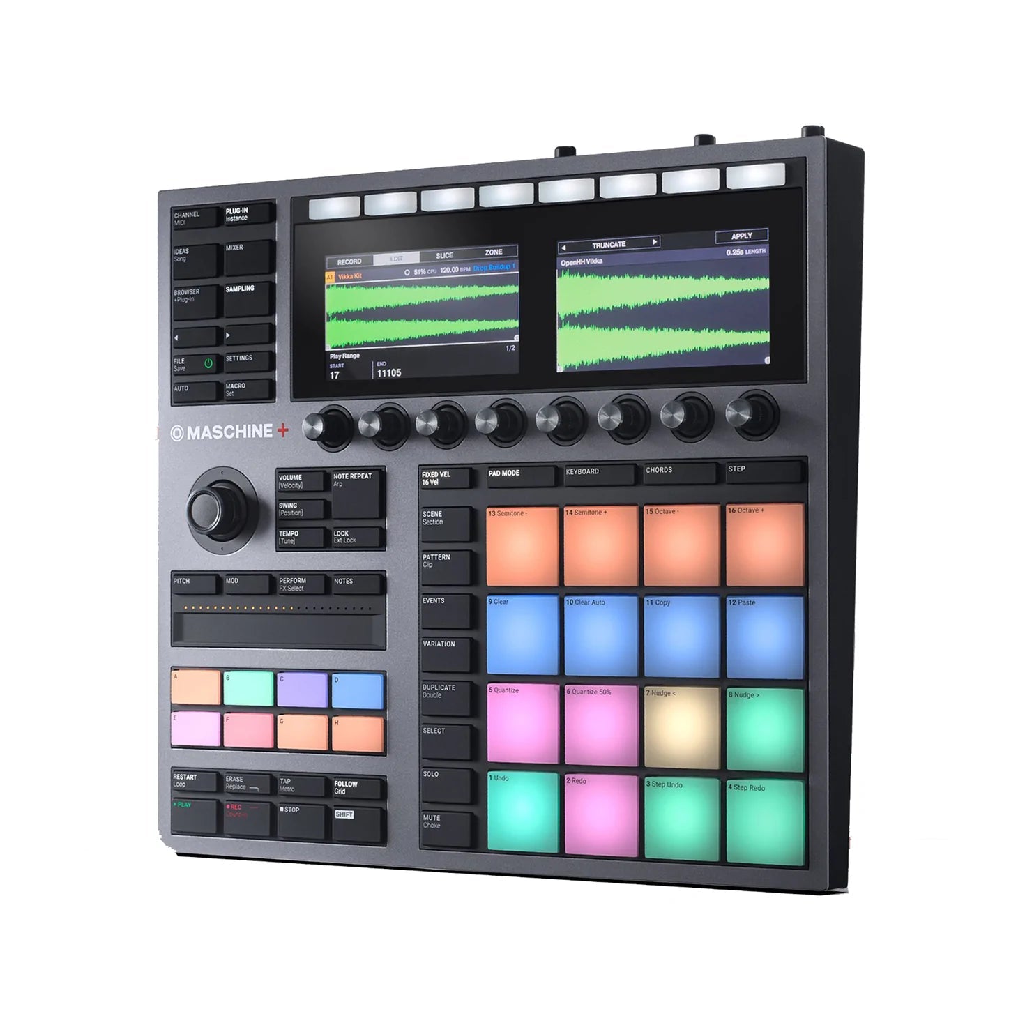 MIDI Pad Controller Native Instruments Maschine Plus – TÂN NHẠC CỤ