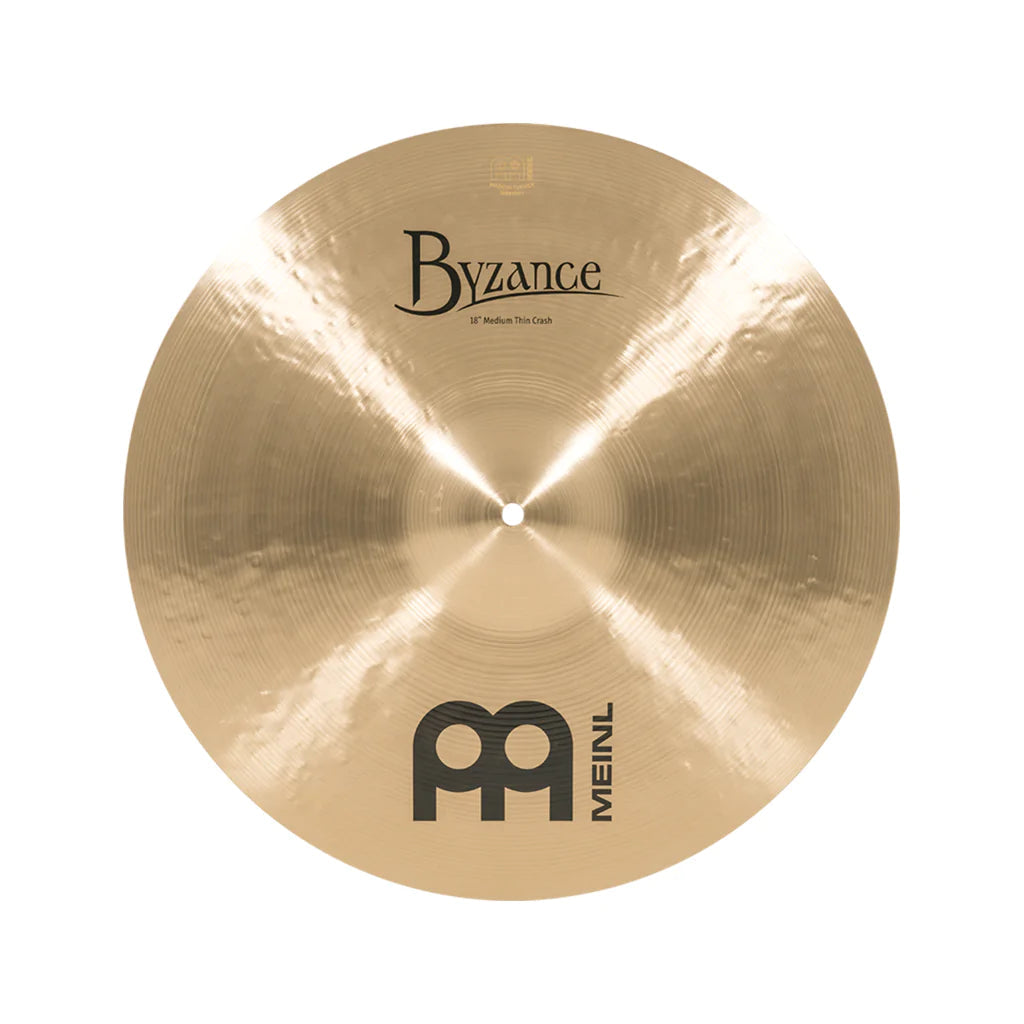 Cymbal Meinl B18MTC Byzance Traditional Medium Thin Crash-Việt Music