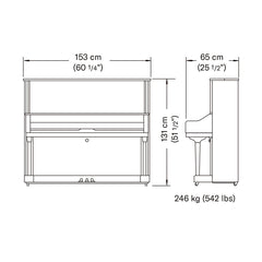 Đàn Piano Cơ Upright Yamaha U3M Silent - Qua Sử Dụng