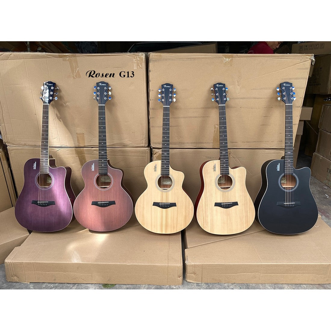 Đàn Guitar Acoustic Rosen G13 - Việt Music